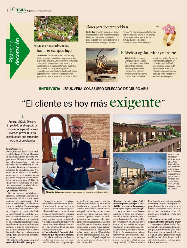 Entrevista Jesús Vera - Revista Expansión - Abril 2021