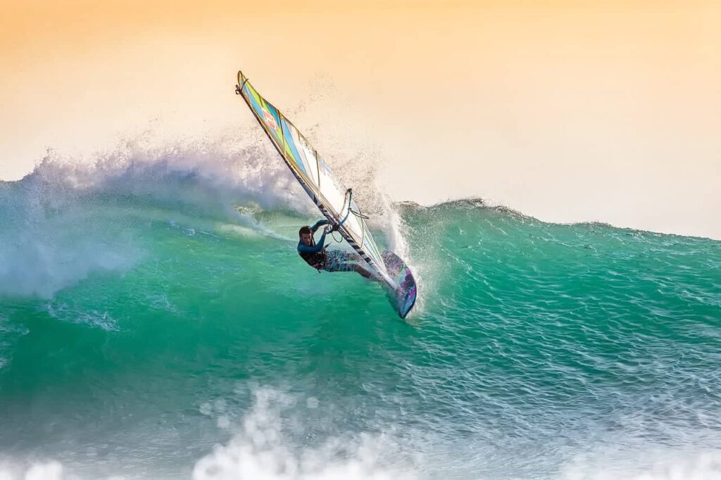 Windsurf en invierno