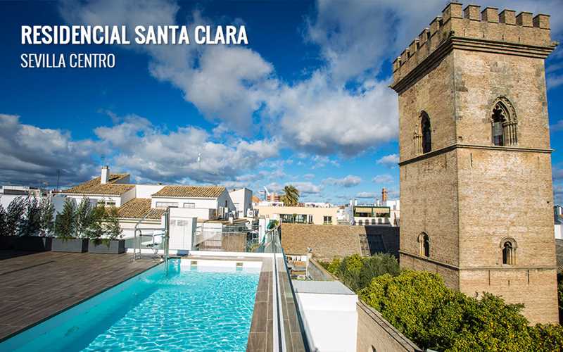 Imagen de áticos y pisos nuevos en el centro de Sevilla: Residencial Santa Clara