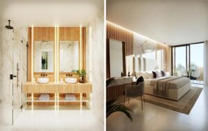 Dormitorios y baños exclusivos en AB Fourteen Marbella