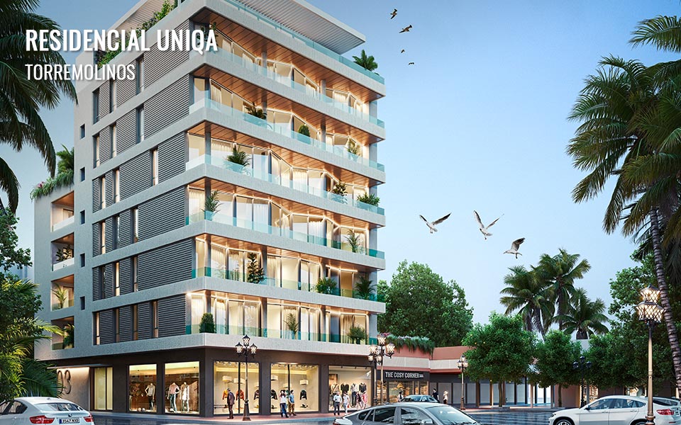 Residencial UNIQ - Promoción de obra nueva a pie de playa en venta en Torremolinos