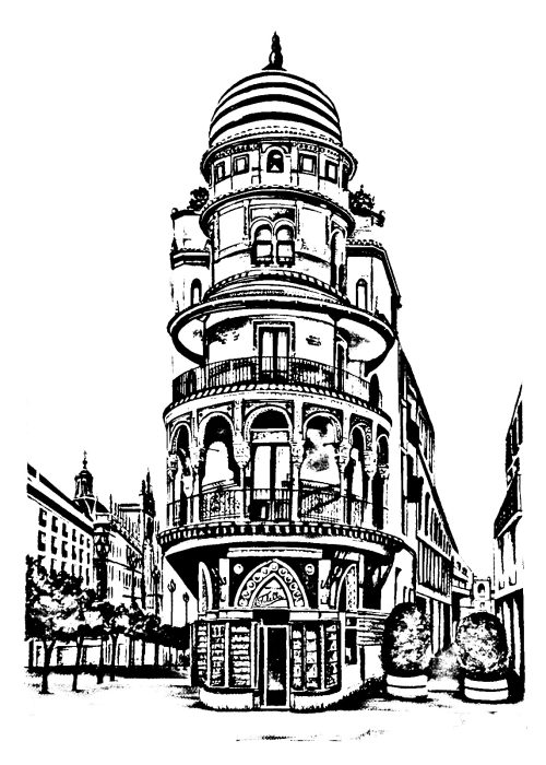 Edificio Adriática dibujo Edificio Adriática dibujo