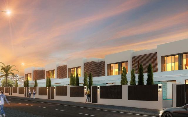 Promoción de casas adosadas en huelva Grupo ABU