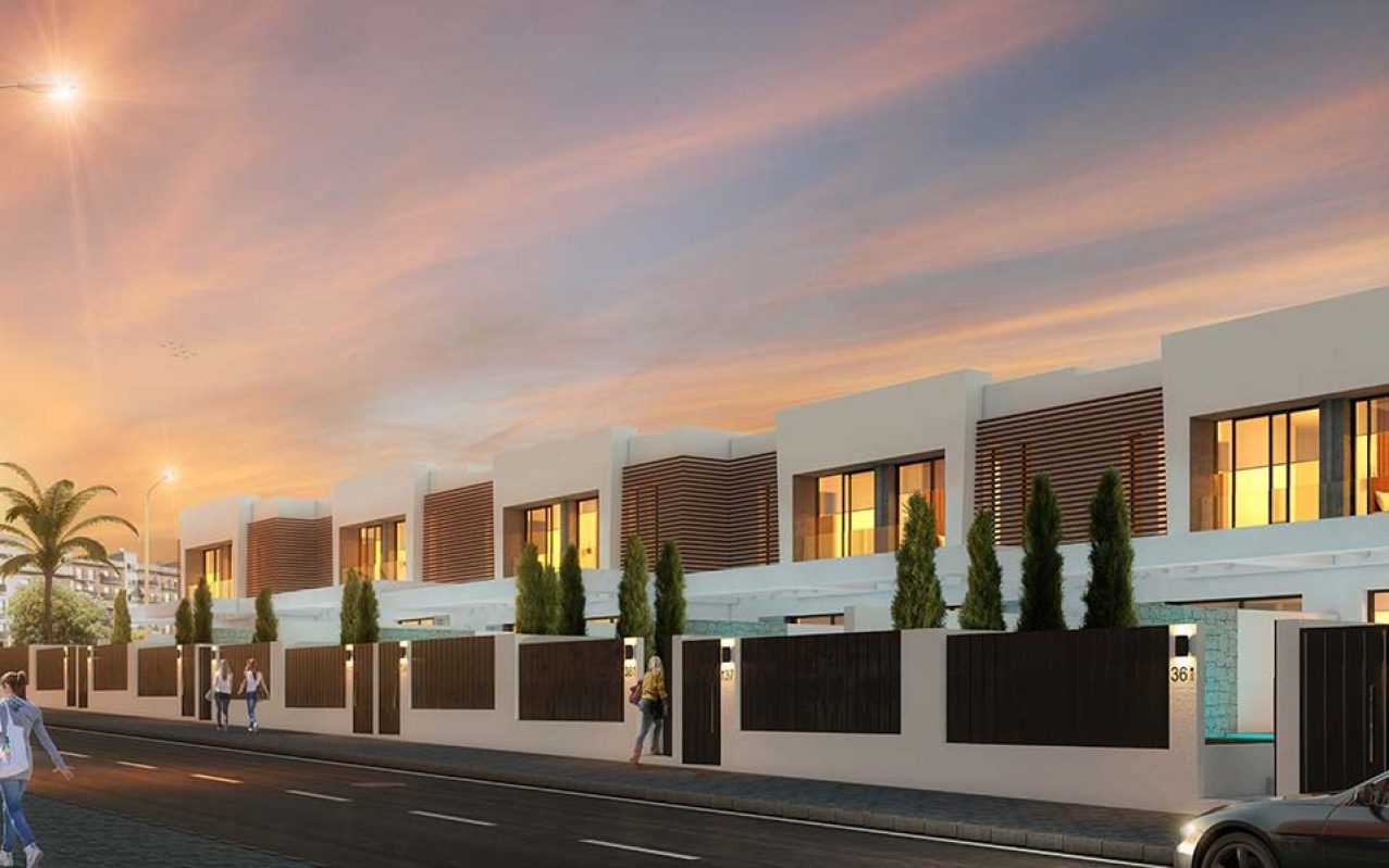 Promoción de casas adosadas en huelva Grupo ABU