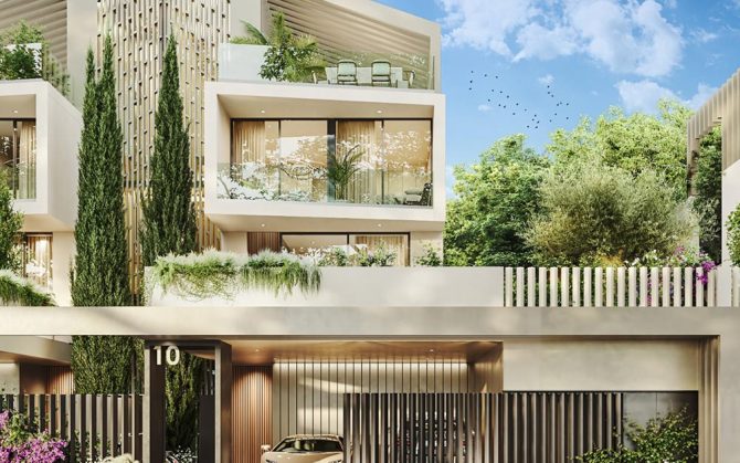 Fachada de los chalets de Valdemarín - Moncloa-Aravaca - Madrid Capital