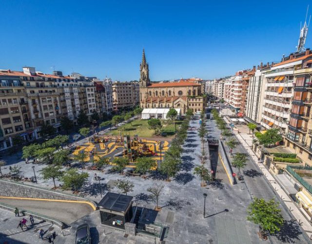 Ubicación de la promoción de viviendas en Donostia - San Sebastián
